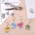 ASTARON 181Pcs Shrinking Plastic Sheets Kit includes 20 Shrinking Film Art Paper and 161 Pcs Shrinkles Keychains Making Accessories for Kids Craft...