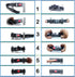 French Door Fridge Lock Multifunctional Baby Cabinet Lock for Refrigerators Cabinets RV Cable Tie Best Gifts for Child Safety Products Black 2 Pac...