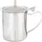 Winco Stainless Steel Creamer with Cover, 10-Ounce, Medium, Metallic...
