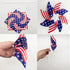 4th of July Pinwheels Patriotic Pinwheels American Flag Windmill for Memorial Day Independence Day Party Decorations 10Pcs...