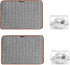 2PCS Cat Scratcher Mat Sofa Protector Natural Sisal Cat Scratching Mat Cat Scratch Couch Cover Grinding Claws Couch Guard Pad (11.8"x7.9" Gray)...