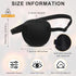 Nuanchu 18 Pcs Pirate Eye Masks for Adults Black Pirate Single Patches Adjustable Comfortable 3D Mask Party Favor (Black)...