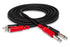 Hosa Stereo INTERCONNECT Cable, RCA 1/4" Male, Black, 3.3 Feet (HOS CPR201)...