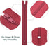 75pcs 20 Inch 14 Inch and 9 Inch Mixed Size Nylon Coil Zipper Bulk with Zipper Presser Foot for Sewing Craft(25 Color Zippers)...