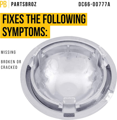 DIY Tips Included - DC66-00777A Washer Pulsator Cap Replacement by PartsBroz - Compatible Samsung Washing Machine Parts - Replaces AP5788799 3282678 PS8753312