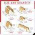 Hilitchi 525Pcs TC-1, TC-A, TC-B, TC-C, TC-T Non-Insulated U Shape Copper Ring Terminals Crimp Assortment Kit Wire Spade Electric Butt Connector...
