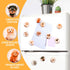 Glass Strong Animals Refrigerator Magnets,12 Pcs Decorative Magnets for Fridge Lovely Decor for Home Kitchen Office Whiteboard (Dog Refrigerator M...