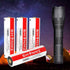 SHENMZ 3.7V Rechargeable Batteries,3800mAh 30A Button Top Batteries,with Micro-USB Charging Cable for Flashlights, Headlamps, Doorbells, RC Cars (...