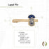 Desert Cactus Phi Beta Sigma Tie bar Fraternity Greek Formal Wear Blazer Jacket (Gold Color Crest Tie Bar)...