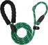WePet Dog Training Slip Leash, No Pull, Durable Reflective Lead, Puppy Heavy Duty Loop Rope, Comfortable Handle, 6 ft, 1/2 inch, diam. Forest/Whit...