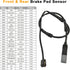 Brake Pad Wear Sensor Front Wheel | Compatible for BMW F20 F30 F80 for 228i 320i 328d xDrive 335i 428i 435i M3 M4 2012 2013 2014 2015 | Replacemen...