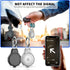 2 Pack Secure lock AirTag Holders, Waterproof Airtag Keychain Full Protective Anti-Scratch Airtag Case Hard Shell Hidden for Luggage, Backpack, Ke...