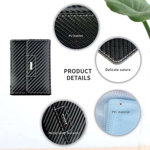 Business Credit Card Holders Soft Leather Security Card Pack Each Has 26 Card Slots for Organizers Wallet for Men Women...