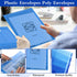 12 Pack Plastic Envelopes with Button and String Tie Closure Expandable Poly String Envelopes Plastic File Folder Plastic Document Envelope Letter...