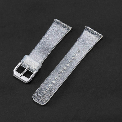 Maxjoy Compatible with Fitbit Versa 2 Bands, Versa Silicone Band Women Waterproof Sweat Resistant Replacement Strap with Metal Buckle Compatible w...