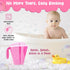 Tear-Free Bathing Experience with Rinse Cup - Soft Flexible Edge, Comfortable Handling & 40 Oz Capacity...