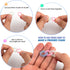 Forise 150PCS Acrylic Chain Link Rings with Lobster Clasp - Transparent Resin Chain Bulk Quick Necklace Link Connectors for Jewelry DIY Craft Maki...