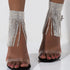 Flyonce Stunning Tassel Anklet Bracelet for Women, Full Rhinestone Crysal Anklet 1 pcs...