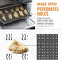 Reusable Liners for Toaster Oven Air Fryer 9 x 11 Accessories Compatible with Breville, Black & Decker, Cuisinart, Emeril Lagasse + More, Perforat...