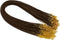 50 Pieces 1.5mm Brown Waxed Necklace Cord with Gold Chain Lobster Clasp for Bracelet Necklace and Jewelry Making...