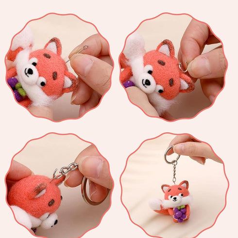Dorisble Needle Felting Kit, Doll Making Wool Needle Felting Starter Kit with Instruction,Felting Foam Mat and DIY Needle Felting Supply for DIY C...