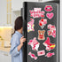 Whaline 12Pcs Valentine's Day Refrigerator Magnets Love Heart Cute Pink Gnome Rose Magnetic Stickers Romantic Garage Magnet for Car Mailbox Metal ...