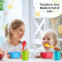 Kids Cups - Set of 12, 8 oz Plastic Cups Reusable - Dishwasher Safe - BPA-Free for Kids & Toddler...