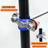 2PCS 304 Stainless Steel Wall Mount Ceiling Mount Pipe Supports, Adjustable Pipe Strap Clamp with screws for OD Pipe 32-34mm, Adjustable Height 50...