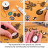 PH PandaHall 60pcs Pendant Trays, 30pcs Photo Charms Pendants Bezel Blanks with 30pcs Glass Cabochon Dome Round Oval Square Tiles for Bouquet Wedd...