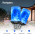 Hompavo ?Upgraded LED Flame Light Bulbs, Purple Flickering Light Bulbs with Upside Down Effect, E26/E27 Flame Bulb for Halloween Christmas Party I...