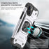 Shockproof Phone Case with Ring for iPhone 13 Military-Grade Drop Protection-Embedded Ring-360° Metal Kickstand Anti-Scratches Cover Support Magne...