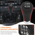 DREAMIZER Shift Knob 5 Speed Manual Stick Shift Knobs Universal Handle Leather Gear Shifting Knob for Replacement Broken Shifter Knobs Fit for Mos...