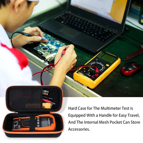 khanka Hard Storage Case for Klein Tools Digital Multimeter, 600V MM400 / MM300...