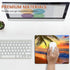 Mouse Pad, Non-Slip Rubber Base Mouse Mat Mousepad Waterproof Gaming Mouse Pad for Wireless Mouse, Computers Laptop Home Office (sunset sea)...
