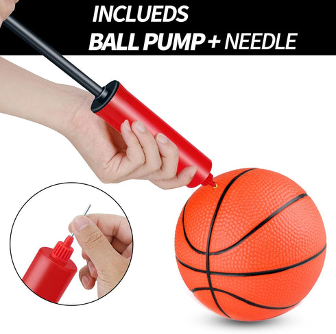 Balls for Toddlers 1-3, Toy Balls for Kids, Set of 8 Sport Toys with Pump/Beach Balls/Soccer/Basketball/Tennis/Football/Massage Balls/Rugby/Playgr...