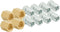 4LIFETIMELINES 12 Piece 3/16 (3/8-24 Inverted) Brake Line Fittings & Unions (12 Fittings, 8 Fittings, 4 Unions)...