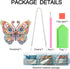 Tontut Diamond Painting Kits Hanging Decoration, Butterfly Diamond Art Painting, DIY Special Shape Diamond Crafts Wall Garden Decoration, Gifts...
