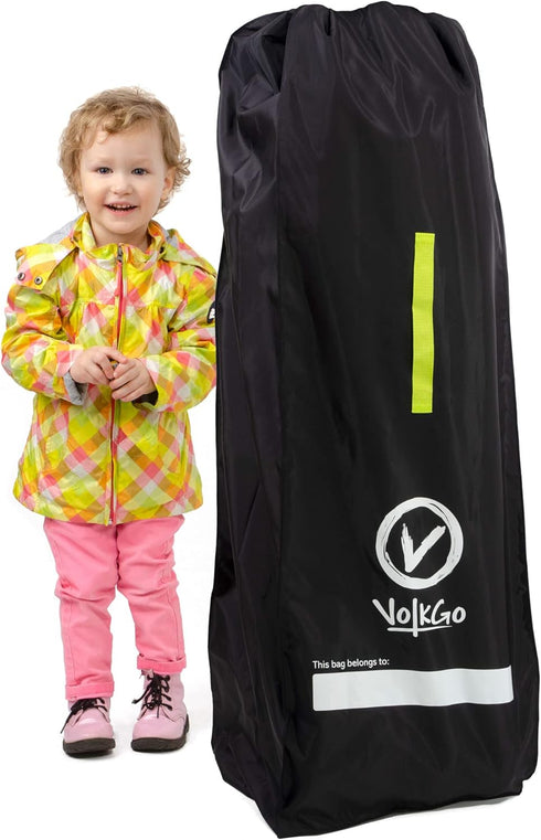 V VOLKGO Stroller Bag for Airplane, Large Cover for Airtravel, Jogger & Umbrella Stroller Cover for Travel - Fits Most Sizes, Gate Check Bag, Heav...