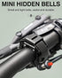 ROCKBROS Bike Bells Hidden MTB Bells Bicycle Bells for 22.2mm Handlebars, More Than 100dB, Clear & Long Sound Ringer, Mountain Bike, Scooter, Yout...