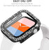 KADES Compatible for Bling Apple Watch Protective Case with Built-in Screen Protector for Apple Watch 38mm iWatch Series 3 2 1 (38mm, Black)...