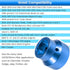 Fuel Filter/Oil Filter Socket 24mm / 36mm Reversible Fuel Filter Cap Remover and Installer Assistant for 2003-2010 6.0L / 6.4L Ford Powerstroke Di...