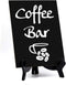 Signs ByLITA Coffee Bar, Table Sign, 6" x 8" (Black) 1 Pack...