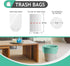 2 Gallon 80 Counts Strong Trash Bags Garbage Bags by Teivio, Bathroom Trash Can Bin Liners, Small Plastic Bags for home office kitchen, Green...
