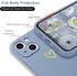for iPhone 13 Case Cute Slim Shockproof Phone Case with Wireless Charging Support and Protection, Blue Grey......