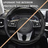 GIANT PANDA Steering Wheel Cover for Kia Soul, Car Steering Wheel Cover for Kia Optima and Telluride - Black...