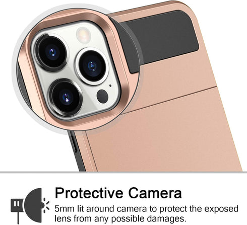 Vofolen Compatible with iPhone 12 Pro Case Wallet 5G Cover Credit Card Holder ID Slot Sliding Back Pocket Anti-Scratch Dual Layer Protective Compa...