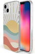 Casely iPhone 13 Mini Case | Here Comes The Sun | Cute Colorblock Sunset Case...