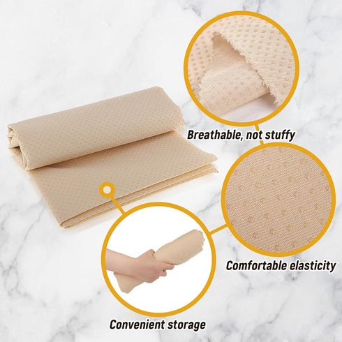 1 Yard Anti Slip Non Slide Craft Sofa Upholstery Fabric Sewing Material 59 inch Width - Beige...