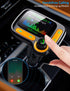 Bluetooth FM Transmitter Car Adapter,Support Wireless Handsfree Call and MP3 Music/APP Audio Play,1.8" Color Screen,3 USB Charger,3.5mm AUX Port,C...