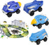 Tracks Cars Replacement only, Toy Cars for most Tracks Glow in the Dark, Racing Car Track Accessories with 3 Flashing LED Lights, Compatible with ...
